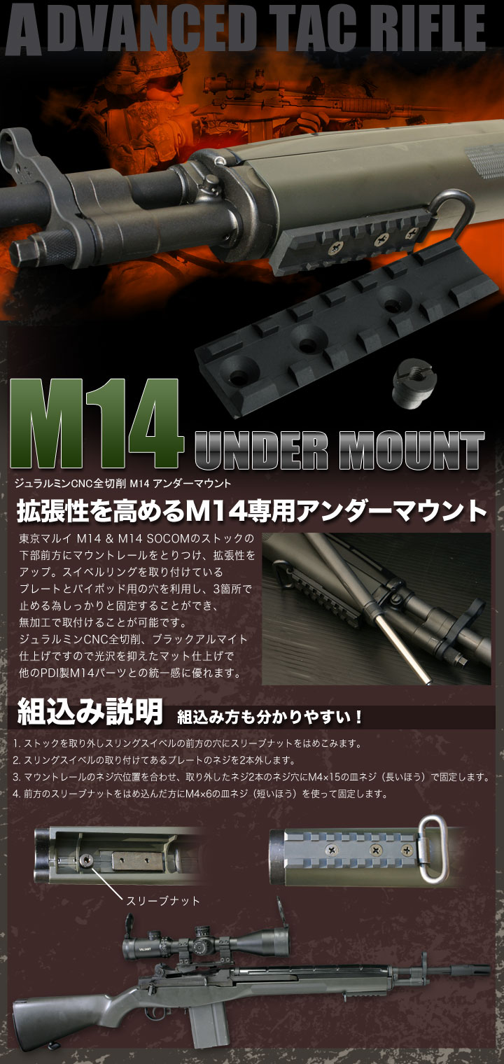 マルイ M14ソーコム レールカスタム-eastgate.mk