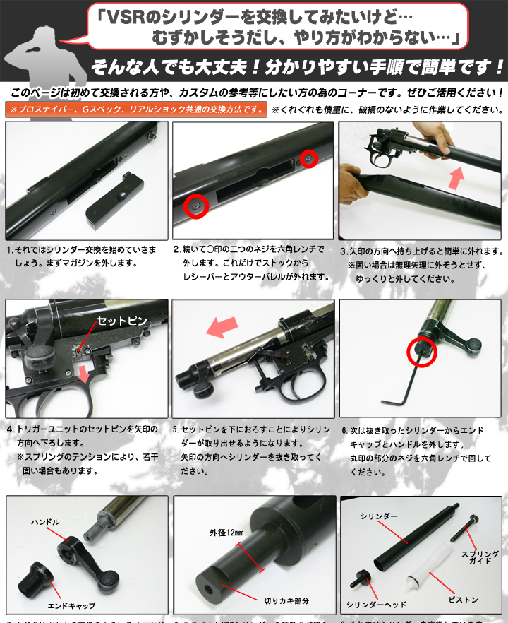 VSR-10　用　シリンダー　（未開封）