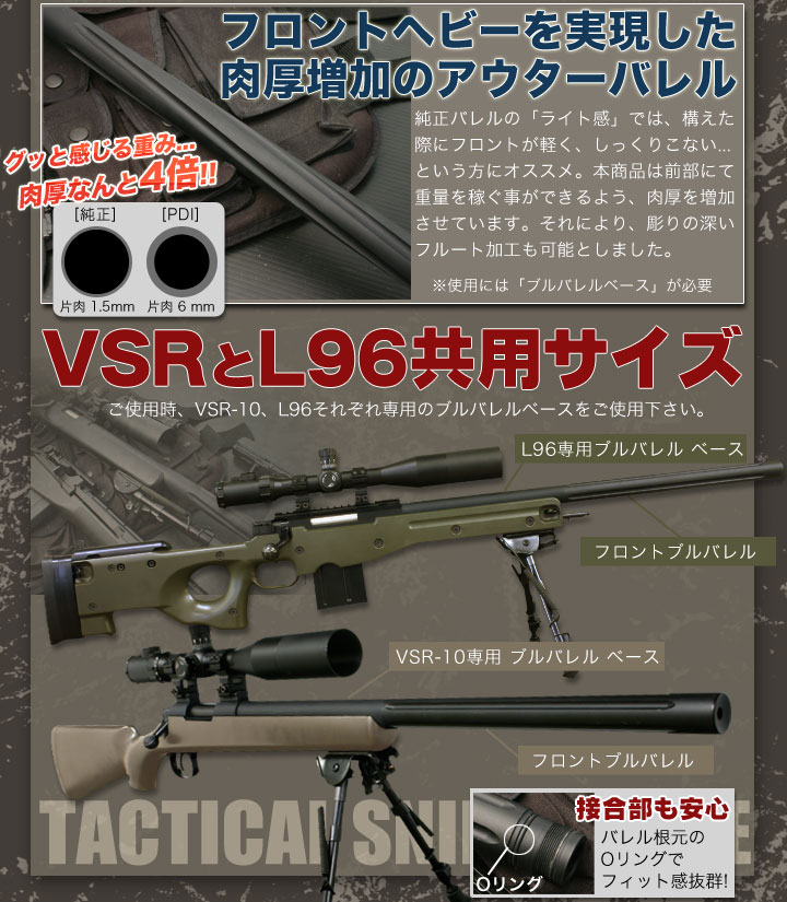 東京マルイVSR-10 G-spec 外装カスタム品｜エアガン